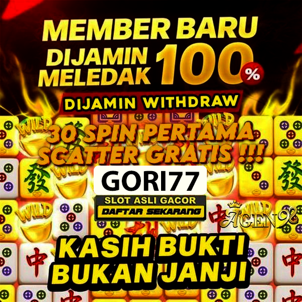GORI77 Daftar Slot Gacor Online & Bocoran Slot Hari ini
